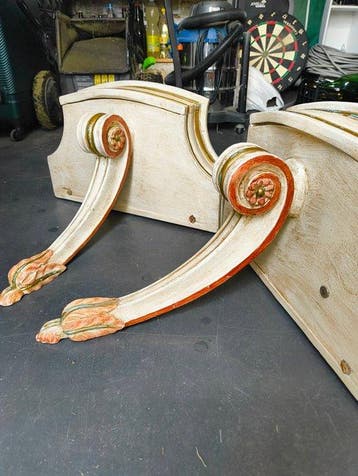 Arte Fiorentina - Nachtkastje (2) - Hout - Console/