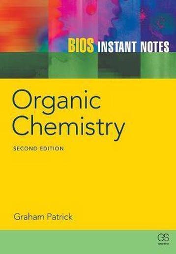 Instant Notes Organic Chemistry 9781859962640 G. Patrick, Verzenden, Gelezen, G. Patrick