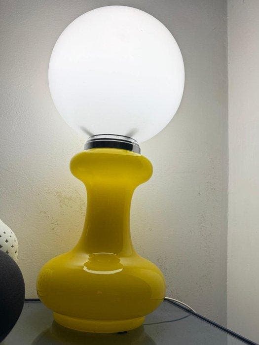 Globe tafellamp - Muranoglas, Antiquités & Art, Antiquités | Éclairage