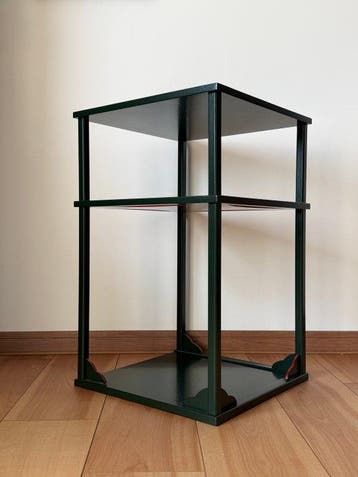 Table - Bois, laque - Japon - Présentoir géométrique, Antiquités & Art