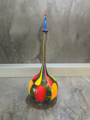 Murano - Angelo Ballarin - Fles - Glas, Antiek en Kunst