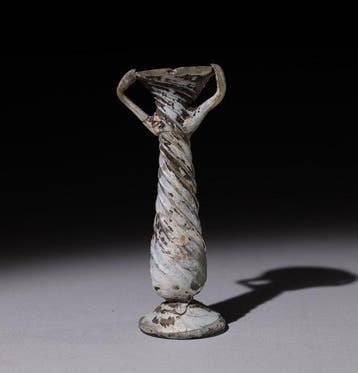 Roman glas met handgrepen met Spaanse exportvergunning, Verzamelen