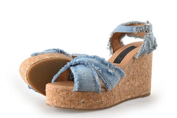 Colors of California Sleehakken in maat 37 Blauw, Kleding | Dames, Schoenen, Zo goed als nieuw, Schoenen met hoge hakken, Colors of California