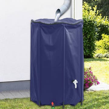 vidaXL Watertank met kraan opvouwbaar 1000 L PVC, Verzenden