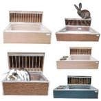 Konijnentoilet met hooiruif, toilet met ruif voor konijnen, Dieren en Toebehoren, Ophalen of Verzenden, Nieuw, Voerbakje