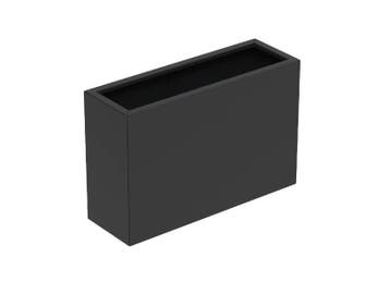 Aluminium plantenbak 120x40x80cm - Met bodem, 100 cm of meer, Nieuw, Metaal, 60 cm of meer
