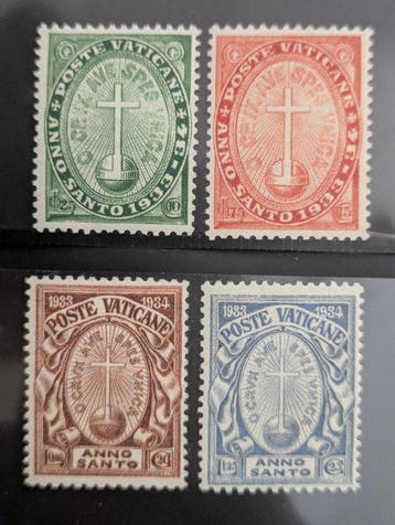 Cité du Vatican 1933/1935 - 2 magnifiques séries complètes, Gestempeld