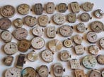 Grote partij diverse automatische horlogemachines (61) -