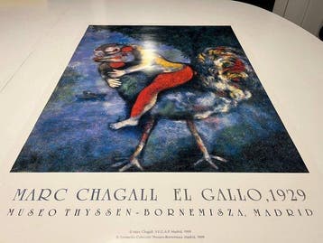 Marc Chagall - El Gallo - **Original Museo