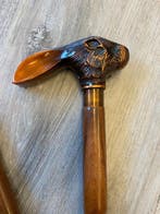 Wandelstok - Wandelstok - konijnenhoofd, Hout