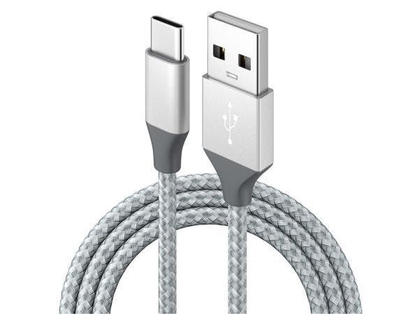 Veiling - USB C flexibele oplaadkabel - 3 meter, Télécoms, Téléphonie mobile | Chargeurs pour téléphone