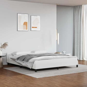 Bedframe 180x200 Wit | Retour deal | Snel beslissen, Huis en Inrichting, Overige materialen, Verzenden, Wit, Tweepersoons