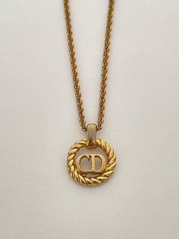 Zonder minimumprijs - Christian Dior - Halsketting - CD Logo