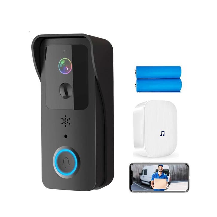 DrPhone LM7 - Camera Deurbel Met Binnen Bel - Camera Deurbel, Audio, Tv en Foto, Videobewaking, Nieuw, Verzenden