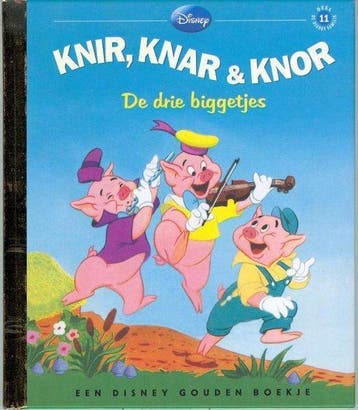 Gouden Boekje Deel 11 Knir,Knar en Knor de drie biggetjes, Verzenden, Nieuw