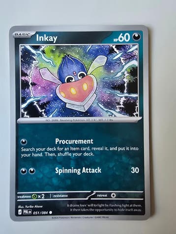 INKAY (PITCH BLACK 051/084) (TRADING CARD)