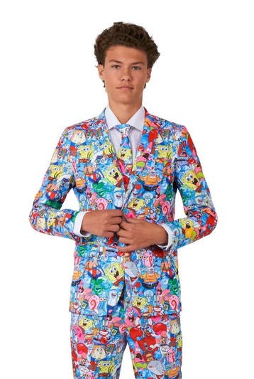 SpongeBob Frenzy Pak Jongen Tiener OppoSuits, Verzenden, Nieuw