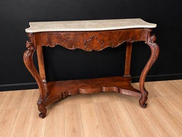 Console - Bois, Marbre, Antiquités & Art