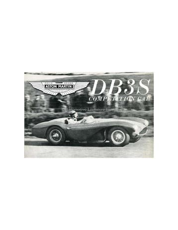 1988 ASTON MARTIN DB3S COMPETITION CAR BROCHURE ENGELS (HE.., Ophalen of Verzenden