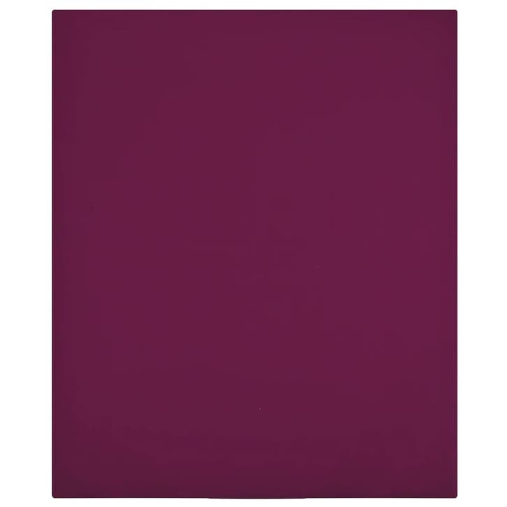 vidaXL Hoeslaken jersey 180x200 cm katoen bordeauxrood, Huis en Inrichting, Slaapkamer | Beddengoed, Nieuw, Verzenden