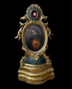 Barok Reliekhouder - Verguld hout - circa 1700