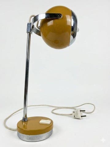 Lampe - Acier - Lampe œil de l’espace, style space age
