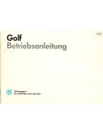 1987 VOLKSWAGEN GOLF INSTRUCTIEBOEKJE NEDERLANDS, Ophalen of Verzenden