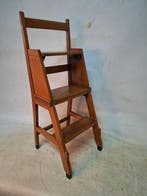 Stoel - Hout - Bibliotheektrapje/stoel