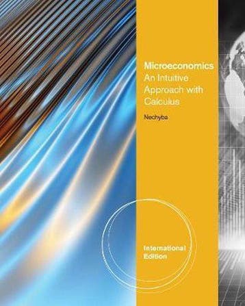 Microeconomics with Calculus, International Edition (with, Livres, Verzenden, Nechyba