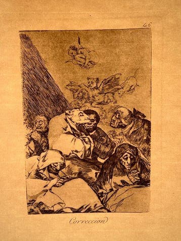 Francisco de Goya (1746-1828), after - Los Caprichos -, Antiek en Kunst
