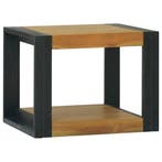 vidaXL Badkamerwandkast 45x45x35 cm massief teakhout, Verzenden, Nieuw