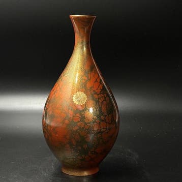Vaas - Koperlegering (brons), Takaoka Dki-traditie,, Antiek en Kunst