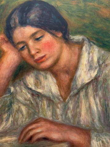 Pierre-Auguste Renoir (1841-1919) - La Liseuse Blanche