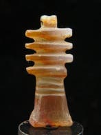 Égypte ancienne Cornaline Amulette du pilier Djed (1x) - 2