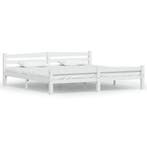 Bedframe Grenenhout Wit 200x200 | Retour Deal 46% Korting!, Verzenden, Wit, Overige maten, Modern