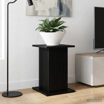 vidaXL Plantenstand 2 st Zwart 30,5 x 30 x 43 cm Bewerkt, Verzenden