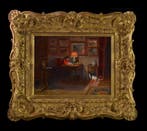 Émile Chaperon (1868-1946) - Scène dintérieur., Antiquités & Art