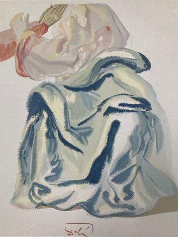 Salvador Dali (1904-1989) - The Infinite Beauty of Beatrice
