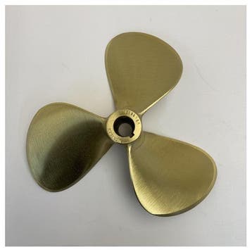 Bieden: Michigan Propellers 3-Blade Brass Propeller GL352 1, Watersport en Boten, Ophalen of Verzenden, Nieuw