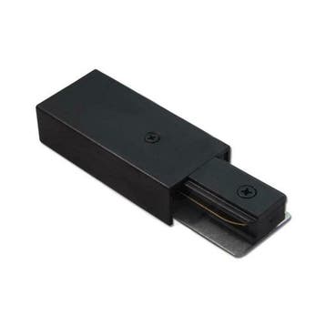 1-Fase Rails voedingsconnector | Power connector | Zwart, Verzenden
