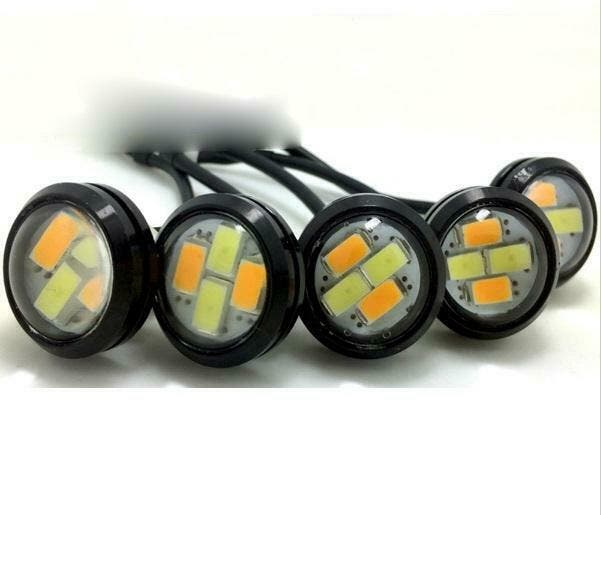 23MM LED - DUO COLOR - Eagle Eye - amber / wit -, Auto-onderdelen, Verlichting, Verzenden