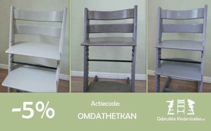 Stokke Tripp Trapp storm hazy grey taupe grijs gris, Enfants & Bébés, Chaises pour enfants, Envoi
