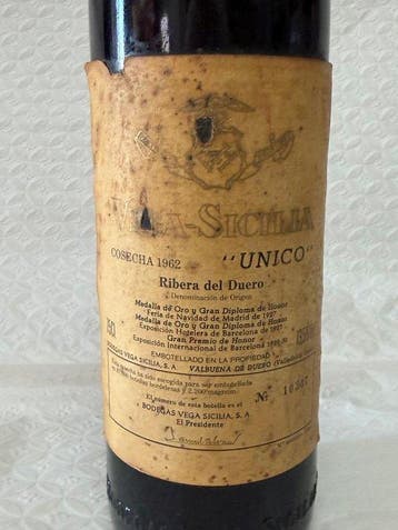 1962 Vega Sicilia Único - Ribera del Duero Gran Reserva - 1, Verzamelen, Nieuw