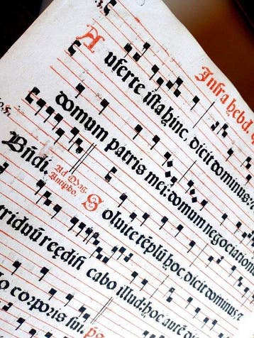 Catholic Church - Antiphonarium Romanum sheet Gregorian