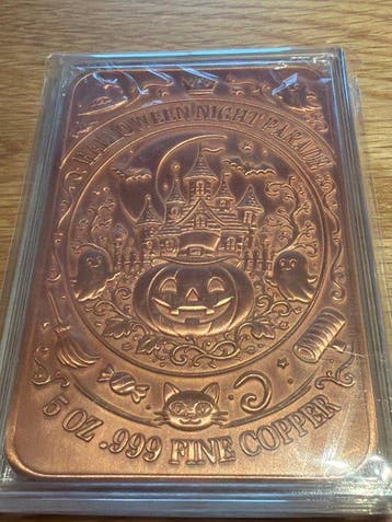 Monde. Medal Halloween - 5 oz (.999) (Sans prix de réserve)