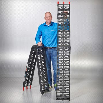 Datona Extra verstevigde aluminium zwarte oprijplaat, Ophalen of Verzenden, Nieuw