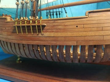 Scheepsbouwers scheepsmodel
