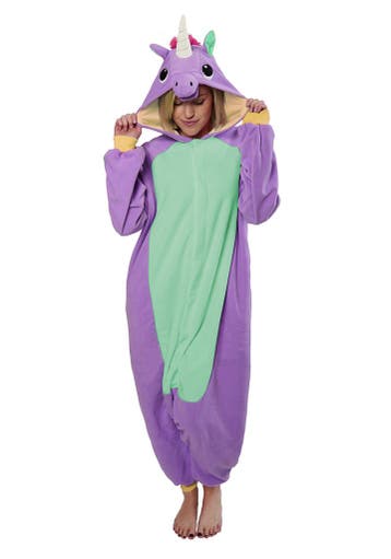 KIMU® Onesie Paarse Eenhoorn Pakje 110-116 Eenhoornpak Unico, Ophalen of Verzenden, Nieuw