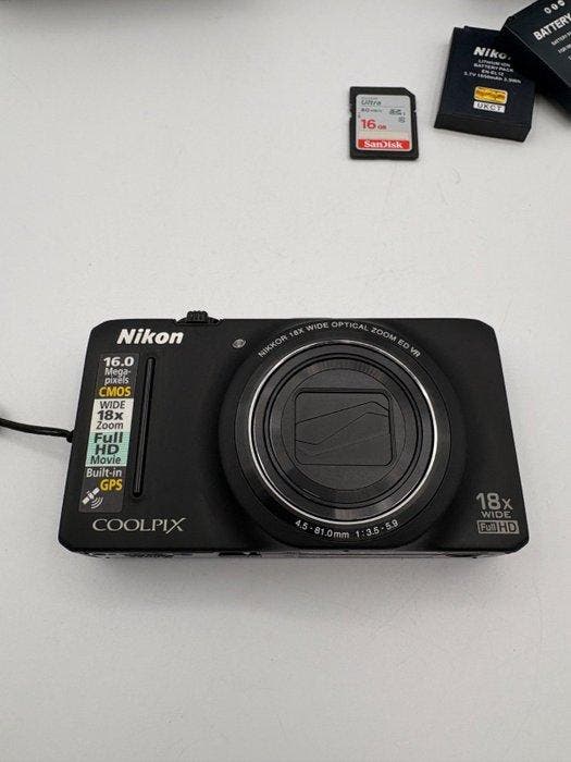 Nikon COOLPIX S9100 Appareil photo numérique, Audio, Tv en Foto, Fotocamera's Digitaal