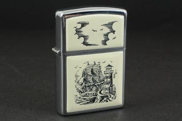 Zippo - Windproof - Zakaansteker - Metalen behuizing met